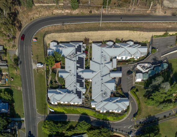 Ellery House aerial view