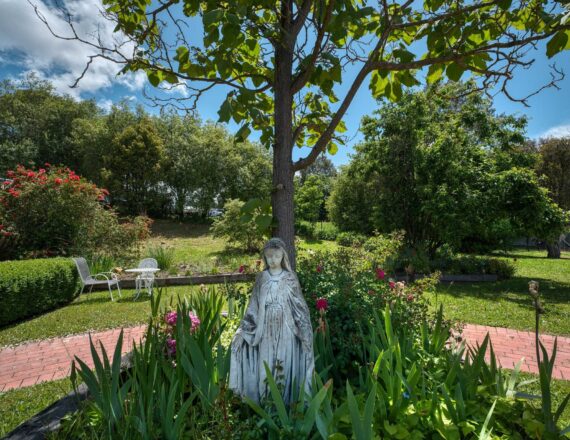 Penhall House Garden statue