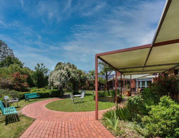 Penhall House garden porch